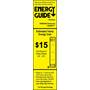 Samsung UN46ES7500 EnergyGuide label