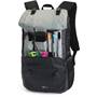 Lowepro Versapack 200 AW Flap pockets for quick access (Black/Gray model shown, contents not included)