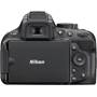 Nikon D5200 5.8X Zoom Lens Kit Back, with LCD screen rotated inward