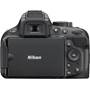 Nikon D5200 (no lens included) Back, with LCD screen rotated inward