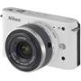 Nikon 1 J1 w/10-30mm VR Lens Front (white)