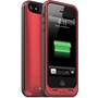 mophie juice pack air Red - back and front view (iPhone 5 not included)