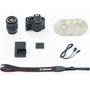 Canon EOS Rebel SL1 Kit Shown with supplied accessories
