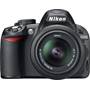 Nikon D3100 Kit with Standard Zoom and Telephoto VR Zoom Lenses Front, straight-on