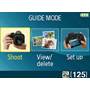 Nikon D3100 Kit with Standard Zoom and Telephoto VR Zoom Lenses Help screen on LCD display