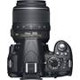 Nikon D3100 Kit with Standard Zoom and Telephoto VR Zoom Lenses Top view