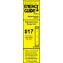 Samsung UN65F6400 EnergyGuide label