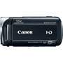 Canon VIXIA HF R40 Left side view, with LCD rotated inward for storage