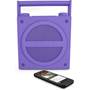 iHome iBT4 Purple with iPhone (not included)