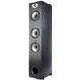Polk Audio TSx440T Angled front view without grille (Black)