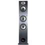 Polk Audio TSx440T Direct front view with grille removed (Black)