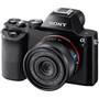 Sony Alpha a7 (no lens included) Shown with lens (not included)