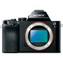 Sony Alpha a7 Kit Front, straight-on (body only)