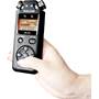Tascam DR-05 Compact, so you can take it anywhere