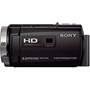 Sony HDR-PJ430V Left side view, with LCD rotated inward for storage