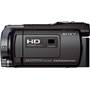 Sony HDR-PJ650V Left side view, with LCD rotated inward for storage
