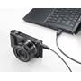 Sony Alpha NEX-3N Shown attached to a laptop (not included)
