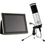 MXL Tempo Silver/Black - with included mic stand and USB cable (tablet not included)