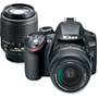 Nikon D3200 Kit with Standard Zoom and Telephoto Zoom Lenses Front