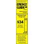 Samsung UN75HU8550 EnergyGuide label