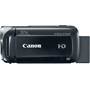 Canon VIXIA HF R500 Left side view with battery