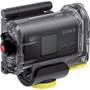 Sony HDR-AS15 Golf Action Camera Package Back, with included mount