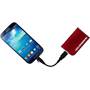 Monster Mobile® PowerCard™ Cherry Red (smartphone and charging cable not included)