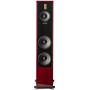 MartinLogan Motion® 60XT Direct front view with grille off (Gloss Black Cherrywood)