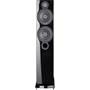 Cambridge Audio Aeromax 6 Direct front view with grille off (Gloss Black)