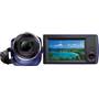 Sony Handycam® HDR-CX240 Front with viewscreen open and rotated toward user