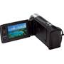 Sony Handycam® HDR-PJ275 Back, with viewscreen open