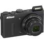 Nikon Coolpix P340 Front, with built-in flash deployed