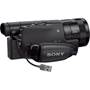 Sony Handycam® FDR-AX100 Built-in USB cable for file transfer and charging