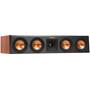 Klipsch Reference Premiere RP-440C Angled front view with grille removed (Cherry)