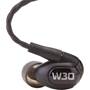 Westone W30 Side view (with braided cable and black faceplate)