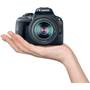 Canon SL1 Two Zoom Lens Bundle Fits in the palm of your hand