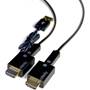 Celerity Technologies Detachable Fiber Optic HDMI Cable Pre-terminated fiber optic cable with HDMI plugs connected (including USB power adapter plug)