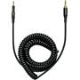 Audio-Technica ATH-M50xDG 1 of 3 included cables: coiled cable that's made for DJs or studio use
