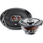 JBL Club 9630 These 3-ohm speakers are sensitive enough that you can power them with a factory radio, an aftermarket radio, or an amp