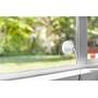 Logitech® Circle 2 Window Mount The camera stays inside, but you can see what's going on outside