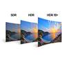 Samsung UN65NU8500 Compared to standard dynamic range (SDR), HDR 10 enhances overall picture contrast, while HDR 10+ improves scene-to-scene contrast