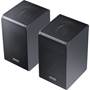 Samsung/Harman Kardon HW-Q90R Wireless rear speakers have front- and up-firing drivers for immersive home theater effects