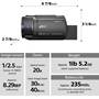 Sony FDR-AX43A Handycam® Specs