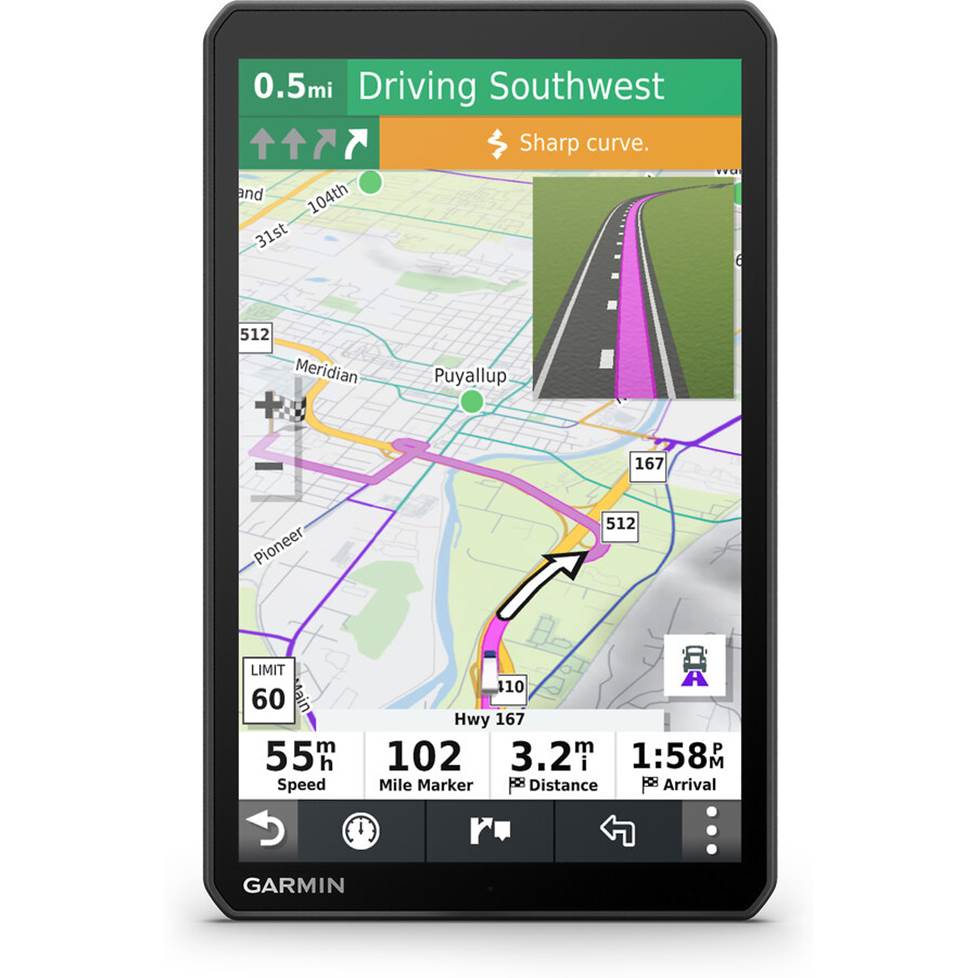 Garmin dezl OTR800 portable GPS navigator for truckers