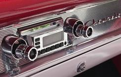Chevrolet dash with Retrosound radio