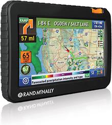 Rand McNally IntelliRoute TND 720 portable GPS navigator for truckers