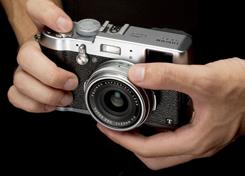 The Fujifilm X100T combines a classic look with high-tech capability.