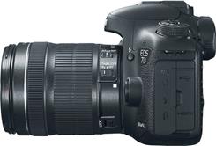 The included 18-135mm lens is ideal for portraits and intermediate-range zoom photography.