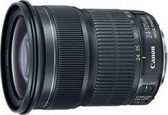The included Canon 24-105mm STM lens focuses silently, which is ideal for videographers.