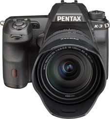 The Pentax K-3 digital SLR and 18-135mm lens